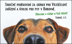 Děkujeme dětem ze základní školy Nepomuk za finanční sbírku pro útulek. Vybraná částka byla 2 270 Kč a bude použita na veterinární péči.