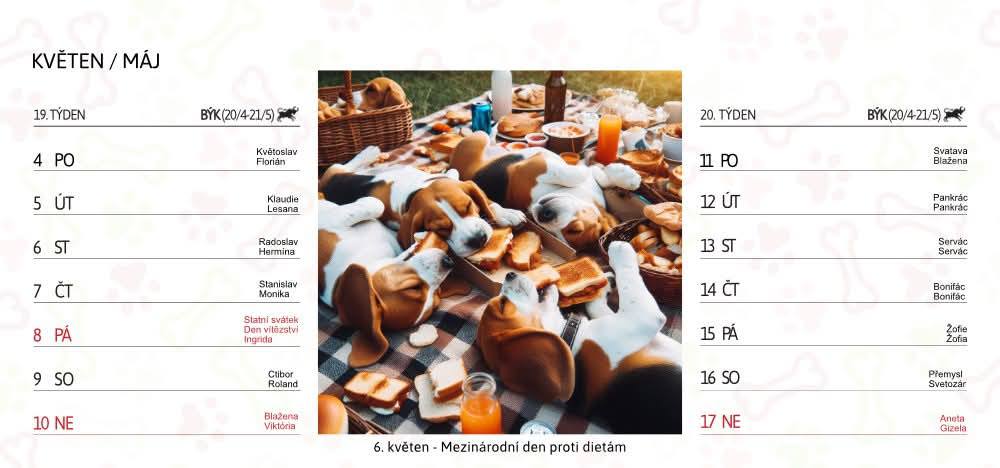 Kalendáře vyzvednuty a příští týden začne distribuce